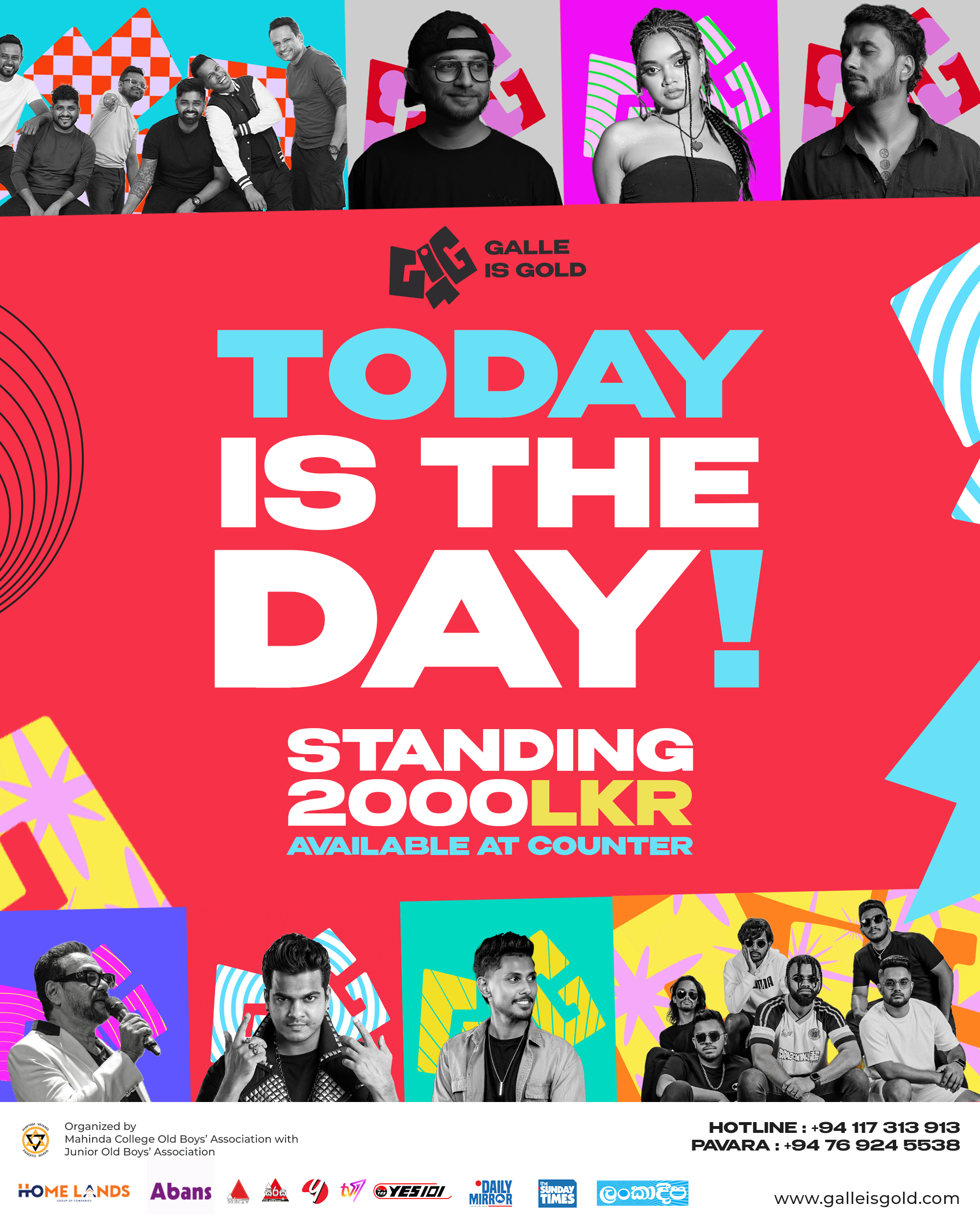 Galle is Gold welcome poster